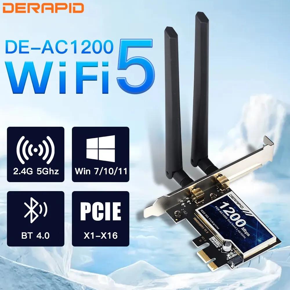 ȵ̵ AC1200 WiFi     2.4GHZ/5Ghz PCIE  Ʈũ ī  Ĩ ũ   7/10/11
